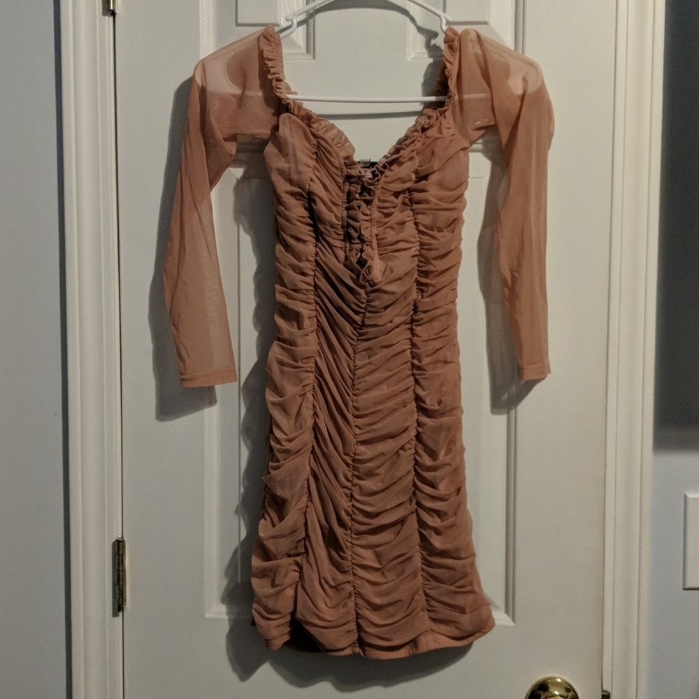 Fashion Nova Maura Mesh Dress • NWT